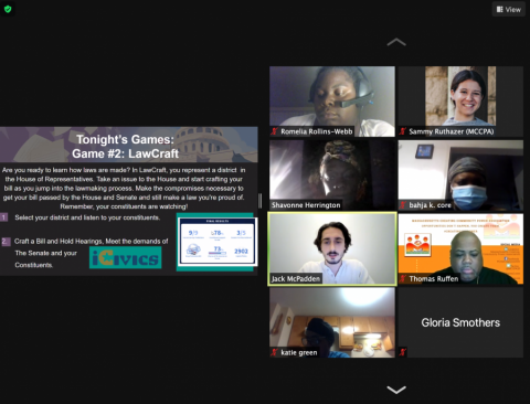 MCCPA Uses iCivics to Connect with Community: Young Leaders and Adult Learners