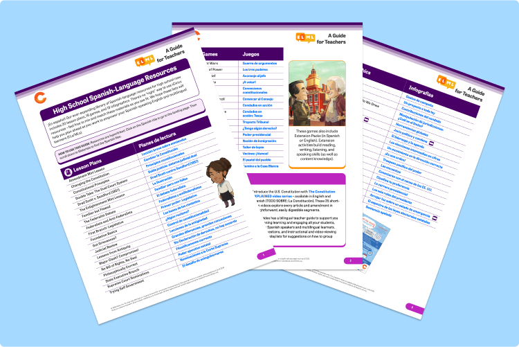 Preview of high school spanish resource documents